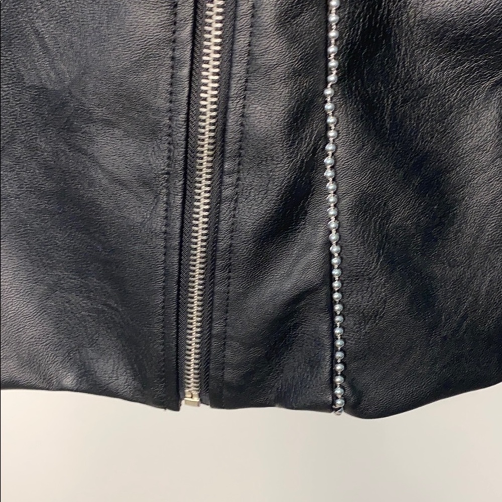 BACCINI FAUX LEATHER JACKET size S NWT - Picture 5 of 15